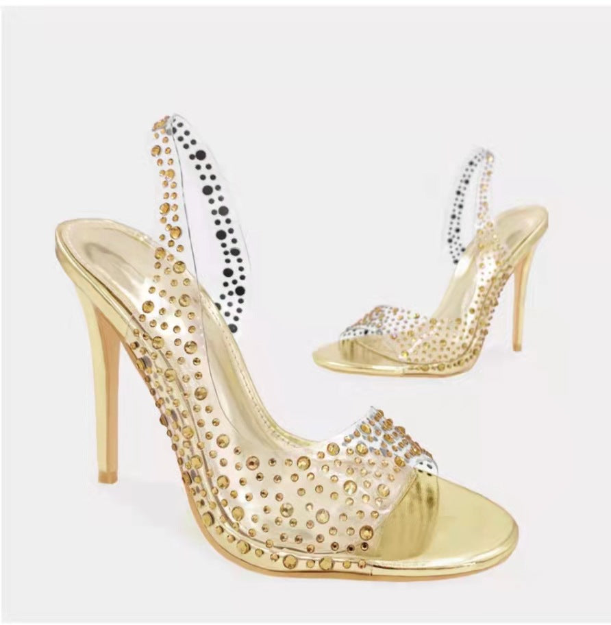 Plus Size Fish Mouth Stiletto Fashion Pointed Toe Women's Sandals See size chart under “more details” The Fashion Celestial