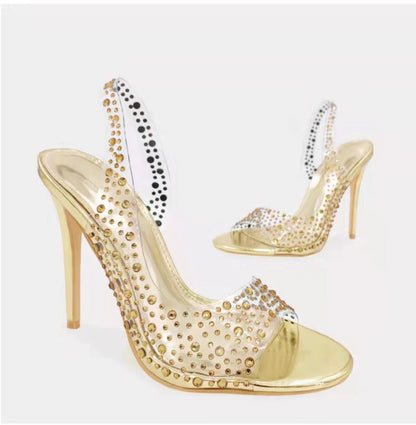 Plus Size Fish Mouth Stiletto Fashion Pointed Toe Women's Sandals See size chart under “more details” The Fashion Celestial