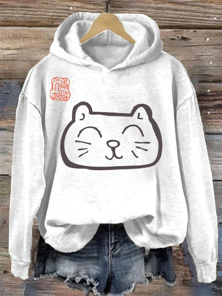 Women’s 3D Digital Print Hoodie – Casual Graphic Sweatshirt FitiqueFit