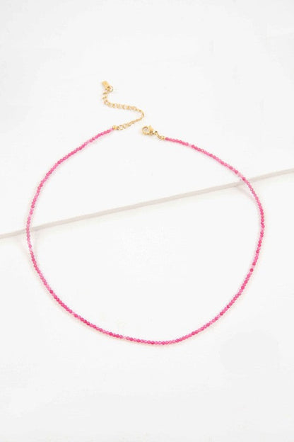 Fuchsia Bead Necklace Shop Style & More | Fresh Looks, Everyday Deals & Free Shipping