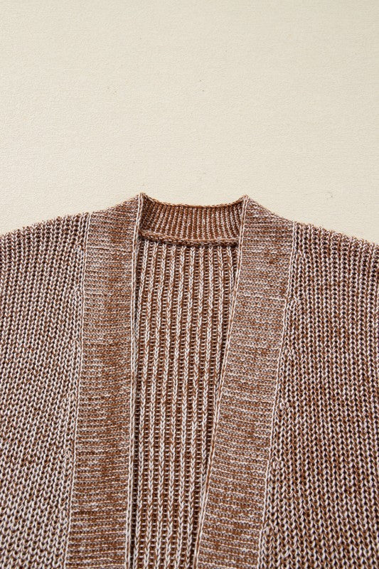 Solid Knit Open-Front Pocketed Cardigan Shop Style & More | Fresh Looks, Everyday Deals & Free Shipping