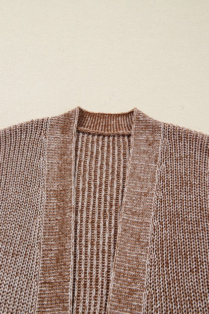 Solid Knit Open-Front Pocketed Cardigan Shop Style & More | Fresh Looks, Everyday Deals & Free Shipping