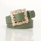 2023 Women'S Fashion Accessory, Elegant Alloy Rhinestone Pin Buckle Belt, Versatile Dress Decorative Accessory, Casual & Sporty Style, Hand Washable - Ideal for Weekend and Festive Occasions, Weekend Casual Wear|Elegant Acces NovaCart