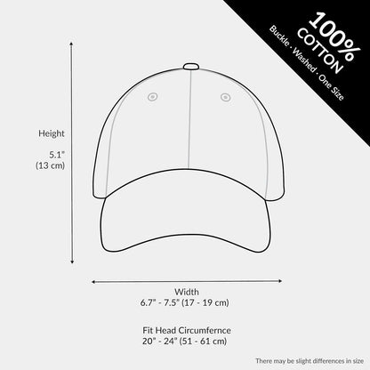 Cotton Baseball Cap Dad Hat – Washed Low Profile Adjustable Hat for Men Women Casual Outdoor Running Golf