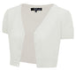 Cropped Bolero Knit Sweater Cardigan Short Sleeve Shop Style & More | Fresh Looks, Everyday Deals & Free Shipping