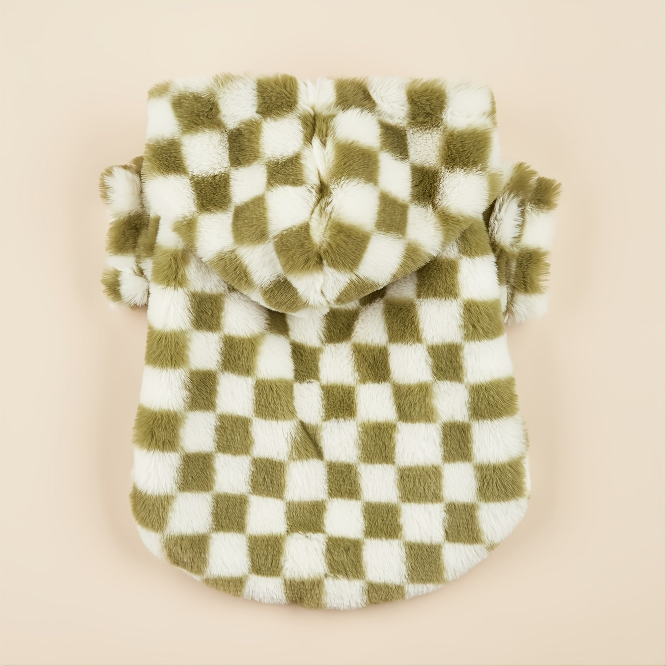 Winter Plaid Dog Sweater Warm Cat Hoodie For Cold Weather, Pet Apparel, For Small & Medium Dogs NovaCart