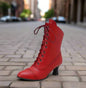 Women’s High Heel Martin Boots – British Style Motorcycle Fashion FitiqueFit