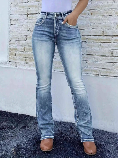 High Waist Bootcut Jeans New Era Fashion LLc