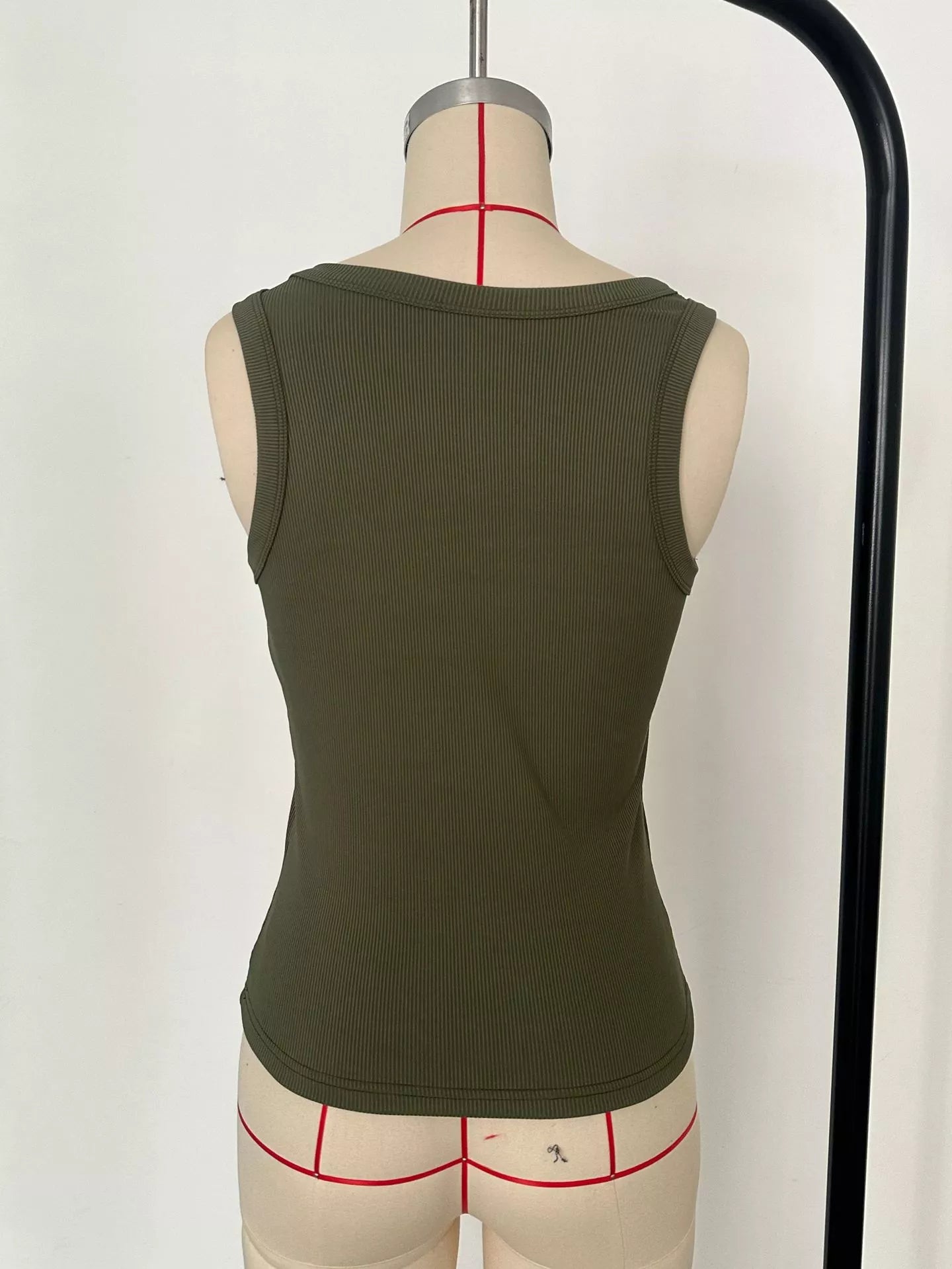 Ribbed Knit Slim Fit Tank New Era Fashion LLc