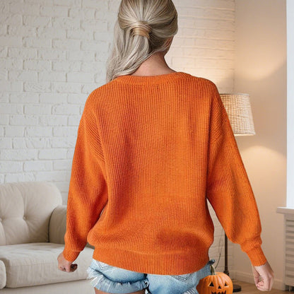 Women's Casual Round Neck Long Sleeve Pullover FitiqueFit