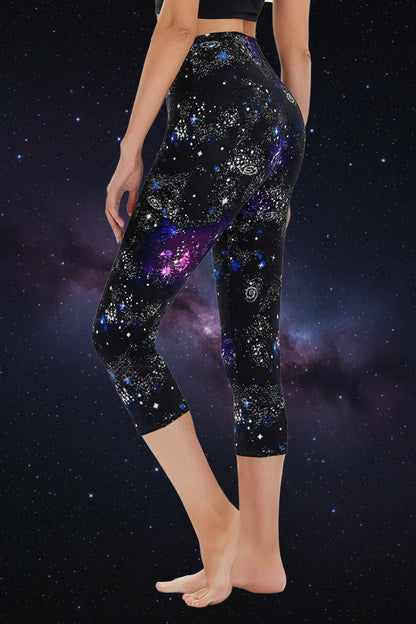 Cropped High-Rise Print Leggings – USA Flag Print Patriotic Workout Pants - 19 Styles FitiqueFit