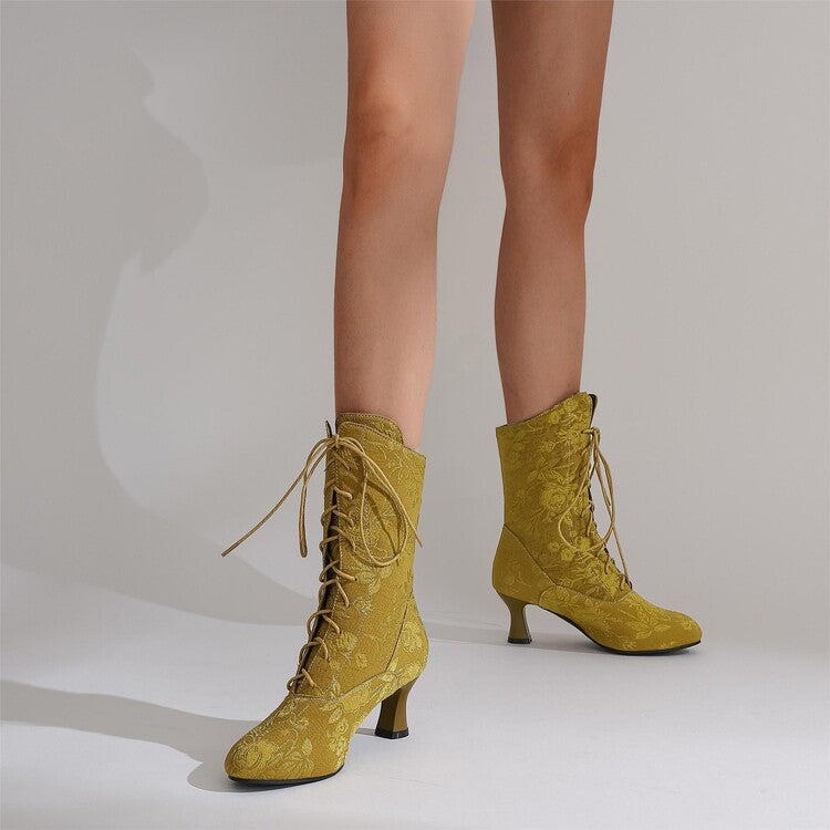 Women’s Pointed-Toe Kitten-Heel Boots | Autumn Winter Chic FitiqueFit