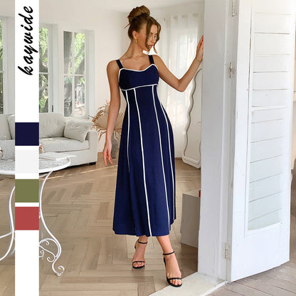 Leisure Vacation Style  Sling Dress Grayceful LLC