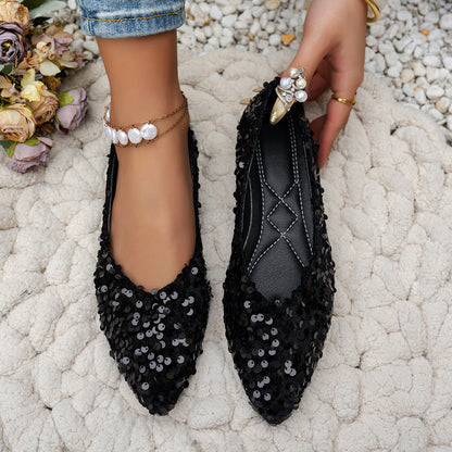 Women’s Pointed-Toe Flat Casual Shoes – Stylish Everyday Sneakers FitiqueFit