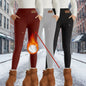 Women’s High-Waist Fleece-Lined Warm Leggings FitiqueFit