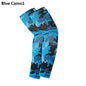 2pcs Arm Sleeves - Warm, Cooling, Sports Sleeve Hand Covers for Running, Fishing, Cycling | Durable Textile Material, Black with Colorful Patterns, Hand Washable, Sports Armwear | Patterned Sleeve | Woven Texture NovaCart