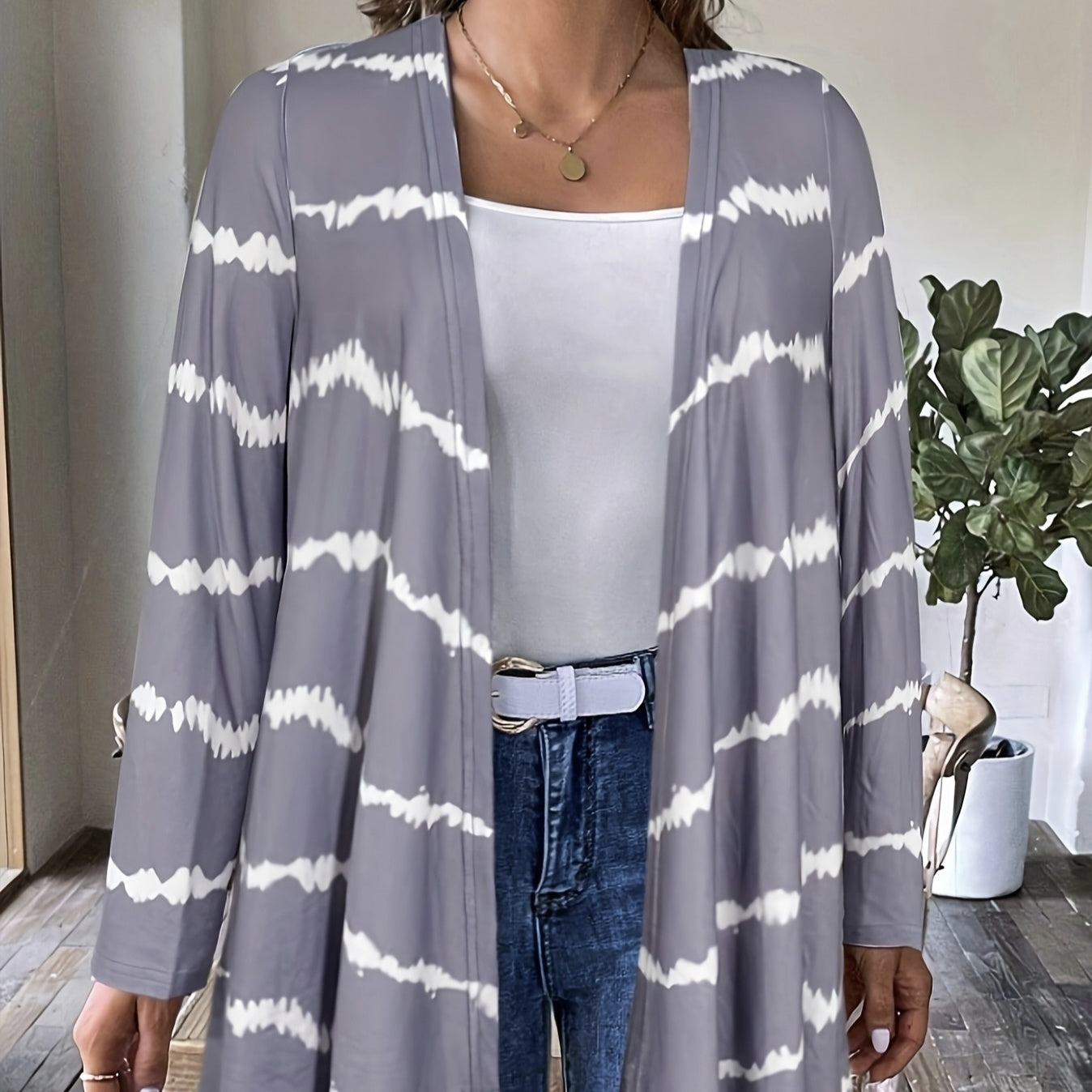 Women’s Printed Open Jacket FitiqueFit