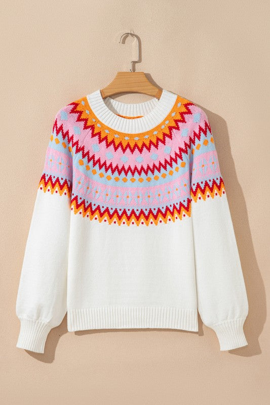 Avery Print Drop Shoulder Sweater Shop Style & More | Fresh Looks, Everyday Deals & Free Shipping