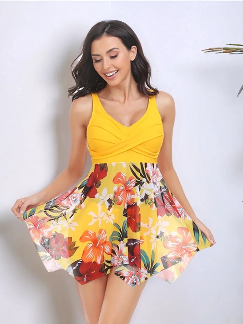 Printed Wide Strap Two-Piece Swim Set New Era Fashion LLc
