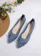 Knitted Pointed-toe Flats Shoes for Women - Ins Fashion SnagBag