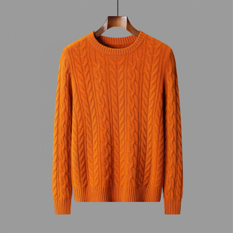 New Men's Round Neck Loose Sweater Grayceful LLC