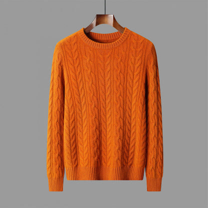 New Men's Round Neck Loose Sweater Grayceful LLC