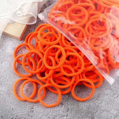 50pcs/Set Women   Basic Hair Bands 1.57inch Simple Solid Colors Elastic Headband Hair Ropes Ties Hair Accessories Ponytail Holder NovaCart