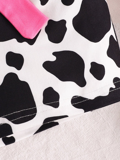 Children's Cow Print Tank Top & Shorts Set New Era Fashion LLc