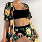 Women’s Floral Beach Set – Two-Piece Summer Outfit FitiqueFit
