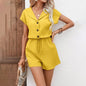 Women’s Summer matching lounge set with Shorts FitiqueFit
