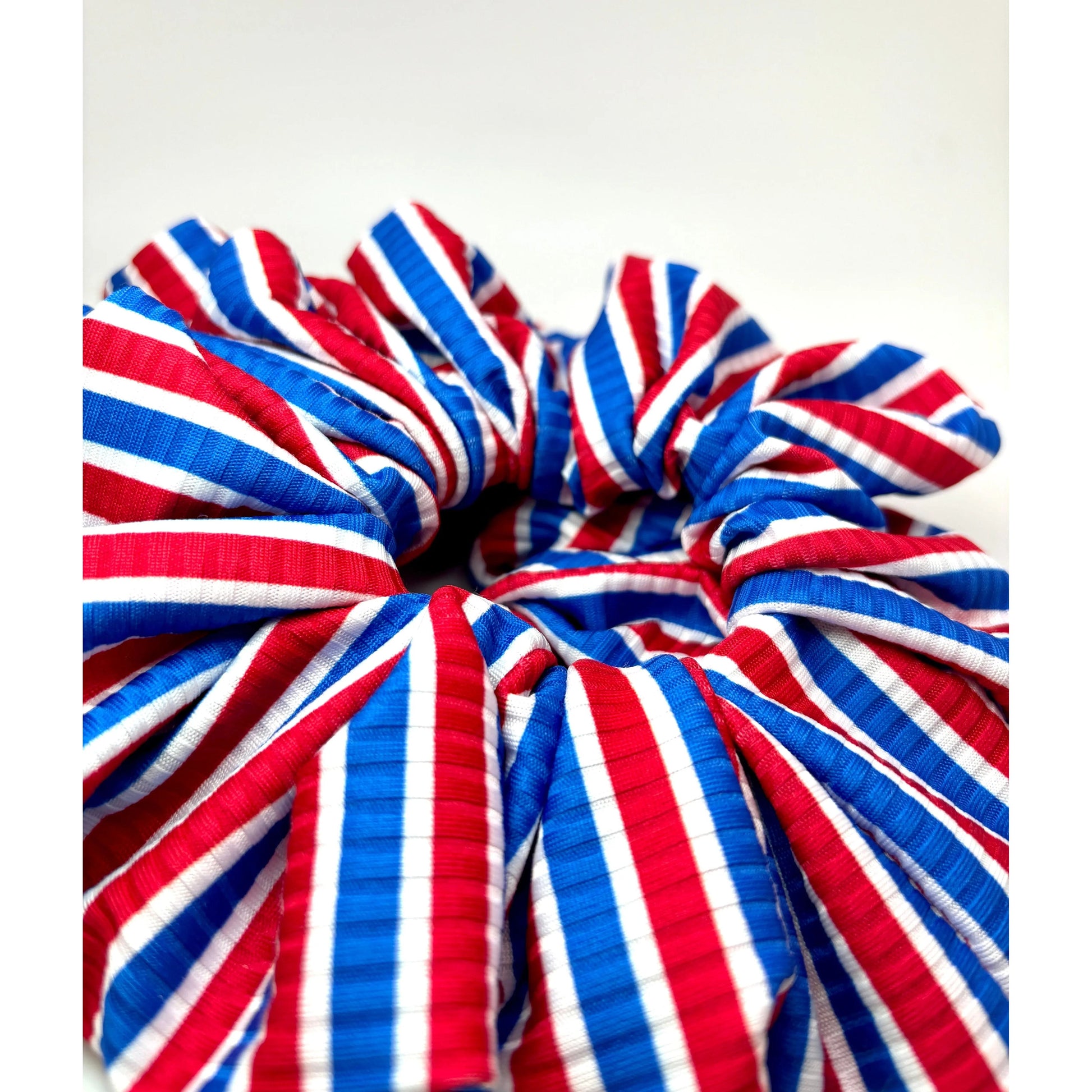 Striped 4th of July Ribbed Scrunchie Enchanted Scrunch