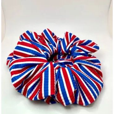 Striped 4th of July Ribbed Scrunchie Enchanted Scrunch