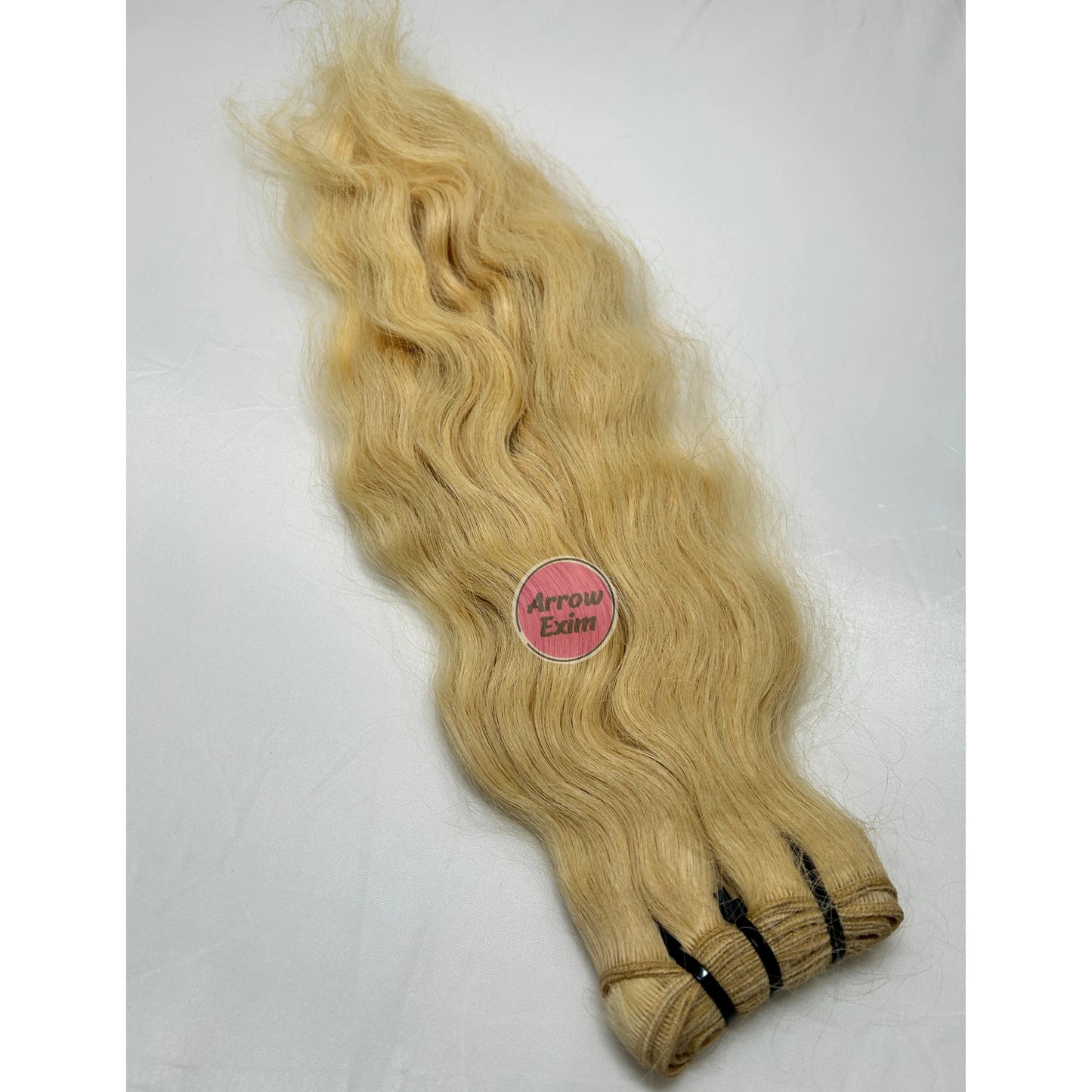 Wholesale 100% Natural Blonde Curly Remy Human Hair Extensions 10A Machine Double Weft Single Drawn Ends Bulk Export Supplier NovaCart