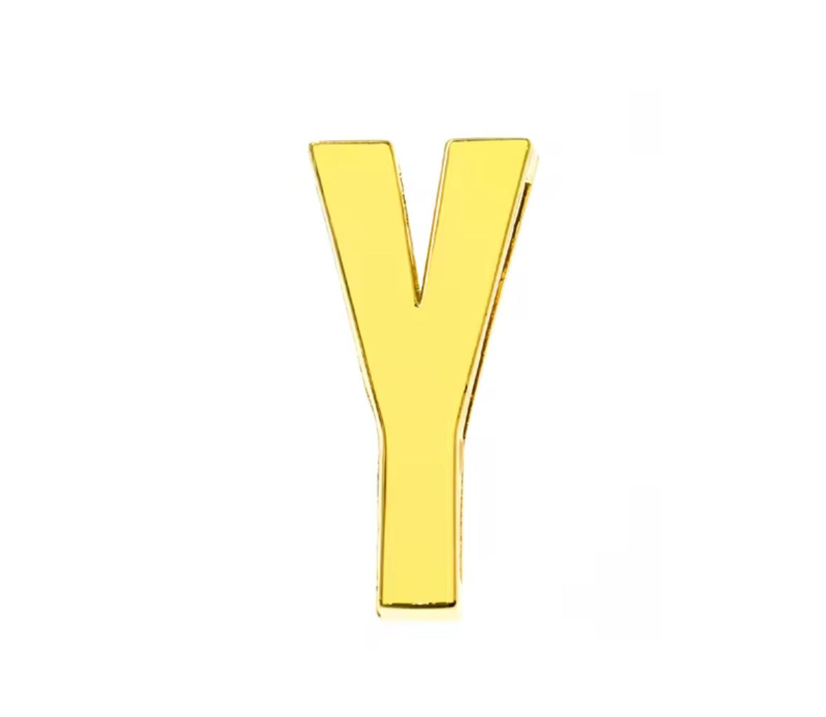 Scarf Slide Letters – 30mm – 14K Gold Non Tarnish Deep South Originals