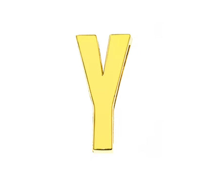 Scarf Slide Letters – 30mm – 14K Gold Non Tarnish Deep South Originals