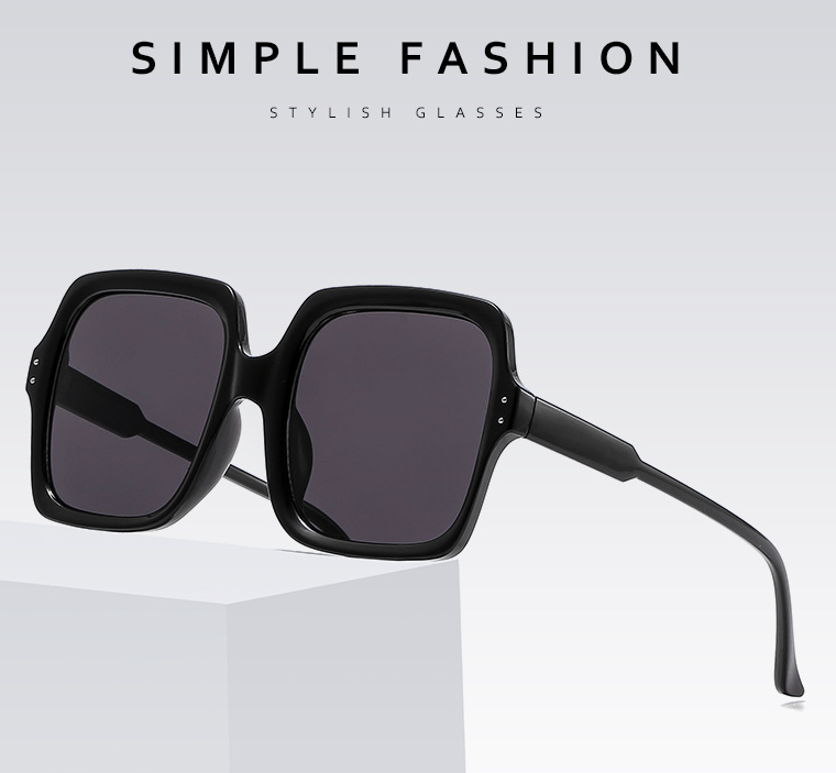Affordable Retro Gradient Oversized Men Sun Glasses FitiqueFit