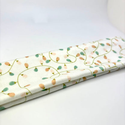 White Lights Christmas Headband Enchanted Scrunch