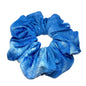 Blue Tie Dye Ribbed Scrunchie Enchanted Scrunch