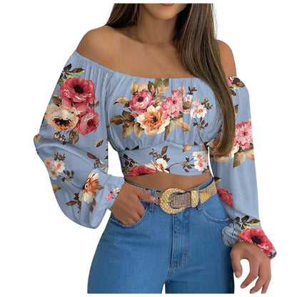 Off Shoulder Cross Tie Long Sleeve Top | Sexy & Trendy Cowgirl Look Country in My Heart