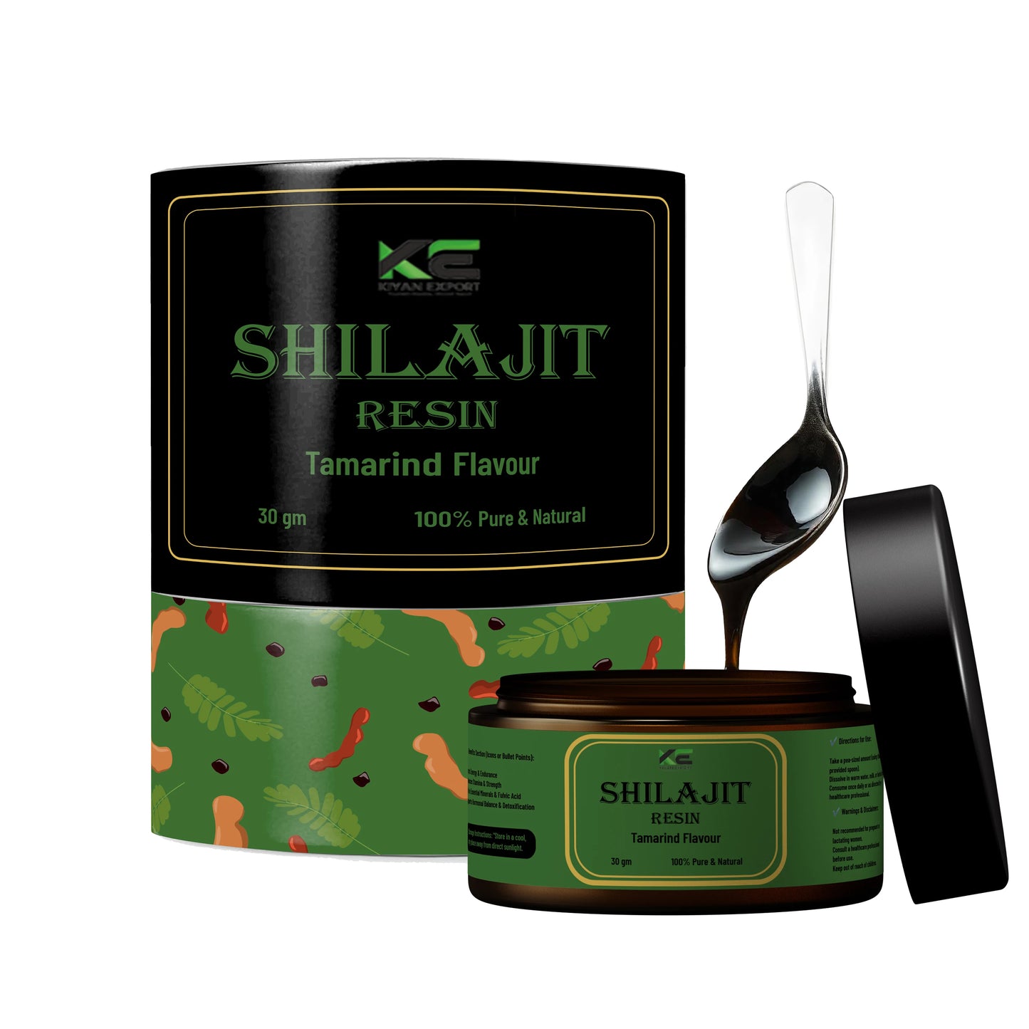 Shilajit Resin Herbal Supplement for Adults Tamarind Flavored to Support Energy Endurance Antioxidant Effectiveness NovaCart