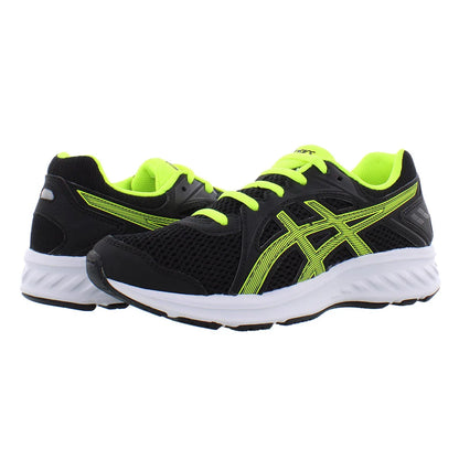 Asics Jolt 2 Gs Boys Shoes Color: Black/Lime  100% Authentic NovaCart