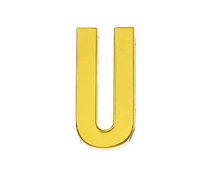 Scarf Slide Letters – 30mm – 14K Gold Non Tarnish Deep South Originals