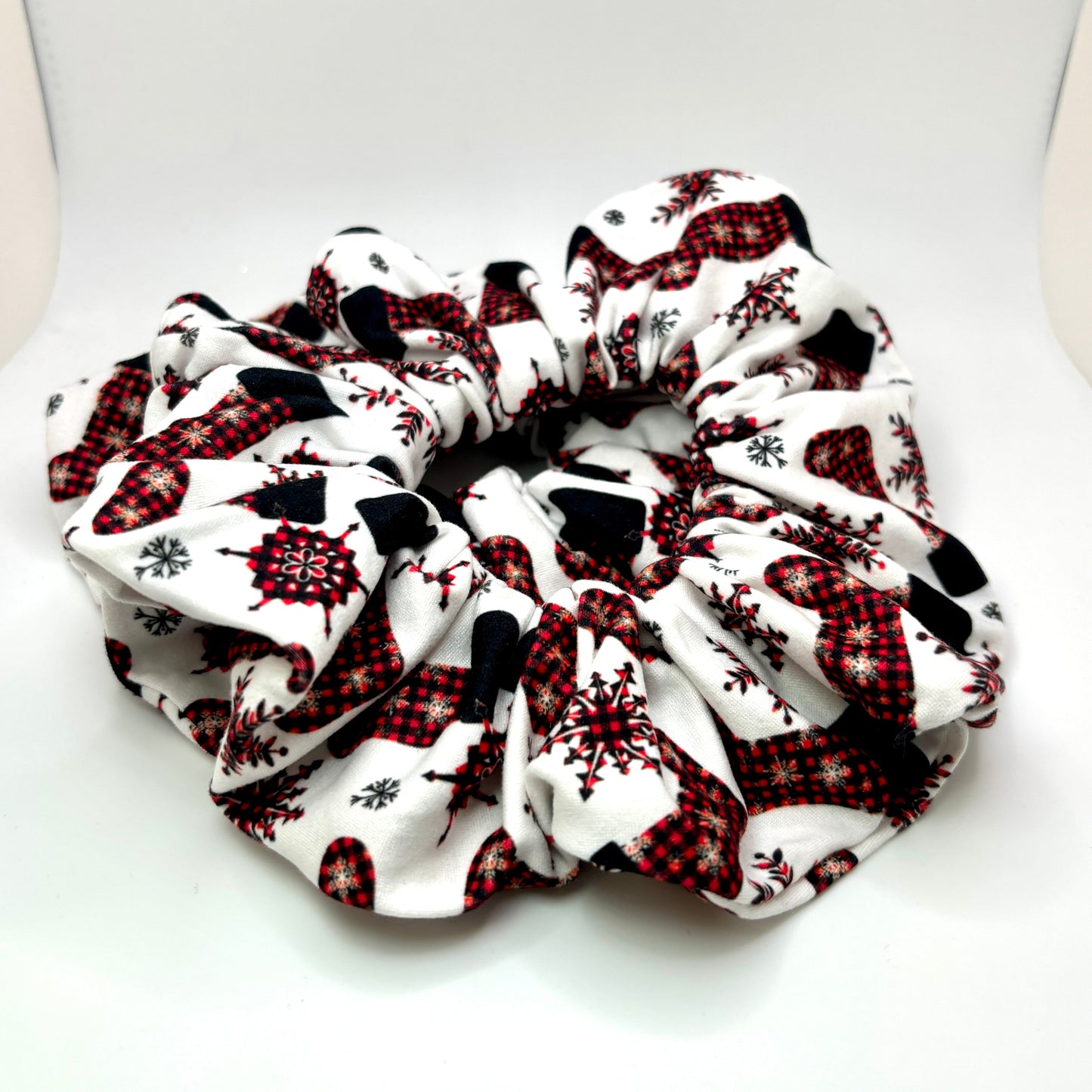 Red Stocking Christmas Scrunchie Enchanted Scrunch