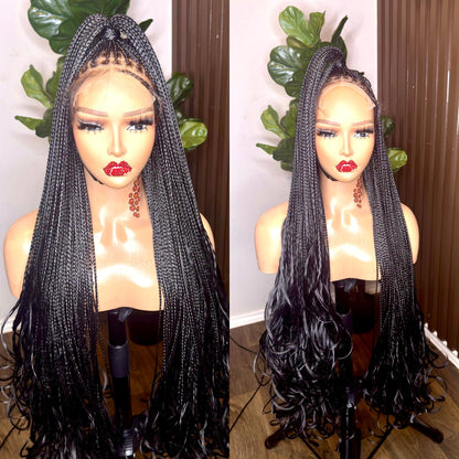 French curls braidedwig HOL stores