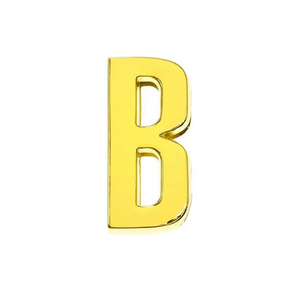 Scarf Slide Letters – 30mm – 14K Gold Non Tarnish Deep South Originals