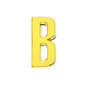 Scarf Slide Letters – 30mm – 14K Gold Non Tarnish Deep South Originals