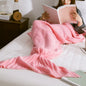 Mermaid Tail Blanket Handmade Knitted Sleeping Bag For Home TV Sofa Bed Mermaid Tail Blanket sute for Kids Adult Baby