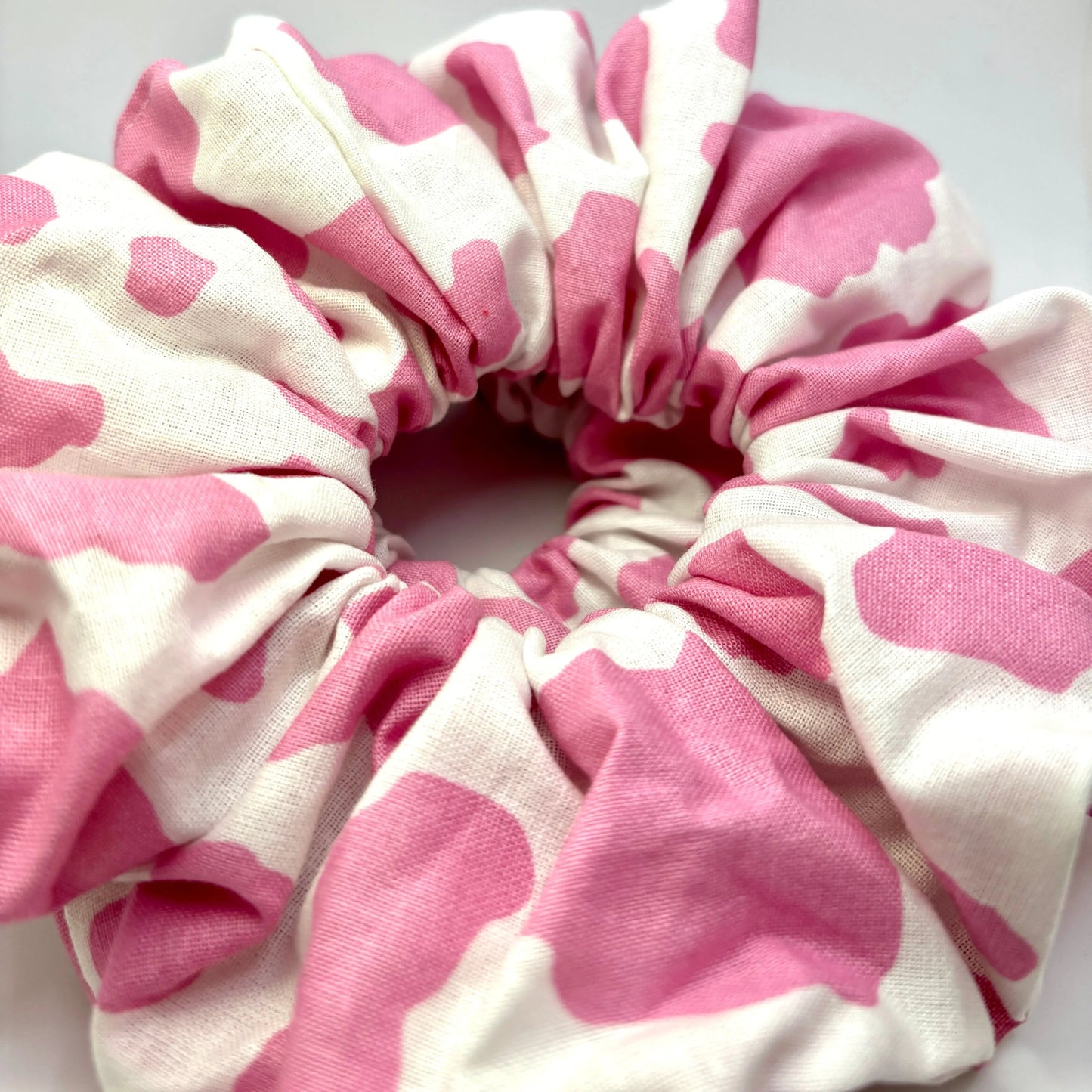 Pink Cow Print Scrunchie Enchanted Scrunch