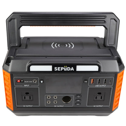 Portable LED Power Station SEPIIDA 600 Watt quakekits.com