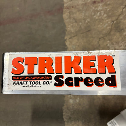 KRAFT TOOL CO. Striker Screed 120” x 1 1/2” x 3 1/2” CC612AL PayWut